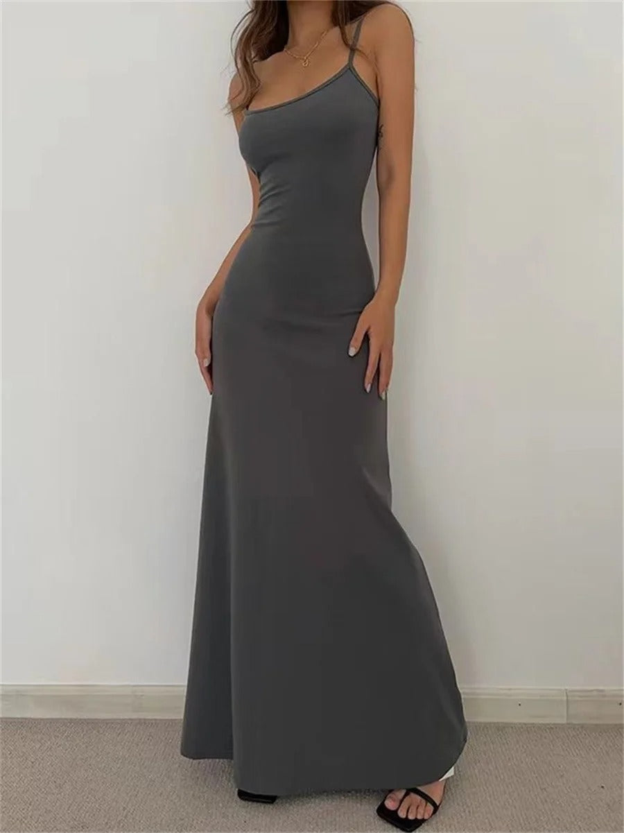 Sommerkleid mit Spaghettiträgern und Luftiger Passform – Sofie