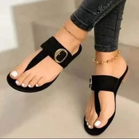Sandalen Damen Sommer | Clip-Toe Design | leichtes PU-Material | flexible Sohle | offen-Luzern Mode