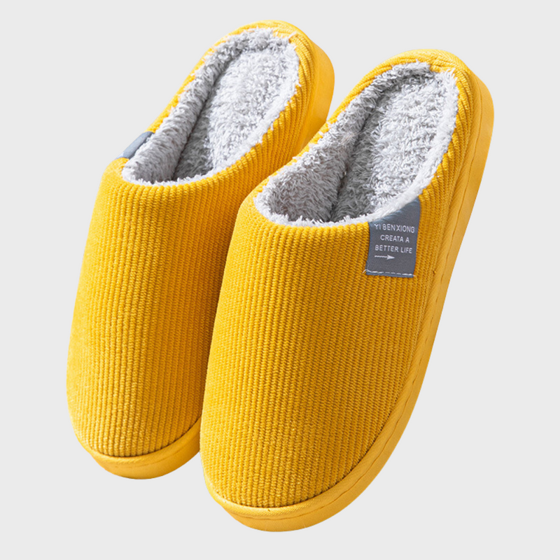 Gemütliche Hausschuhe für Damen und Herren - Winter Slipper-Gelb-35-Luzern Mode