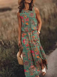 Sommerliches Maxikleid mit einzigartigem Schnitt – Amara