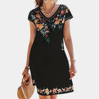 Stickerei Sommerkleid Damen - Elegantes Freizeitkleid-Luzern Mode