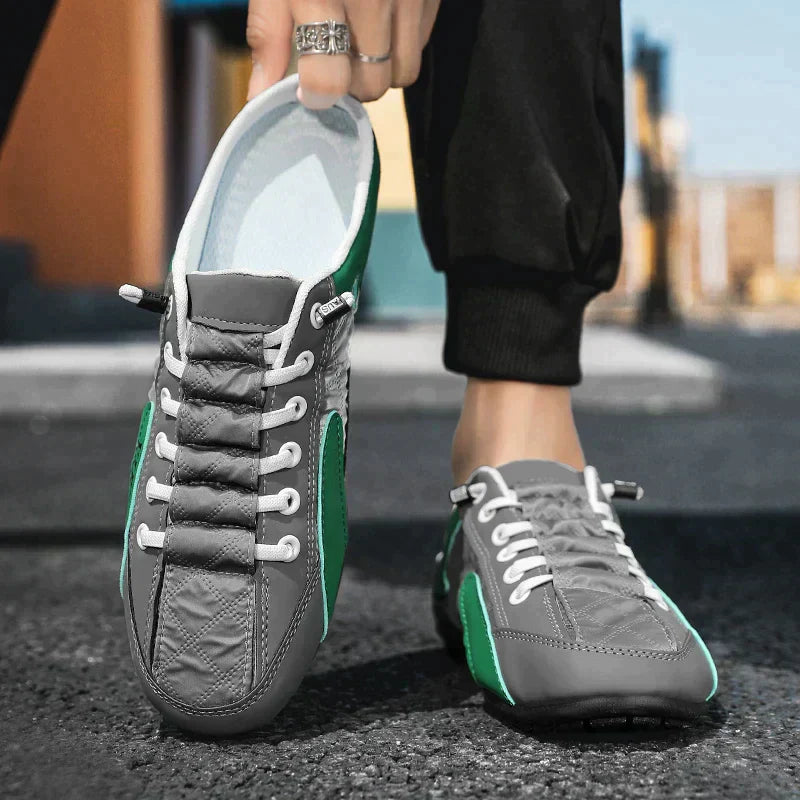 Herren Sneaker für Alltag und Sport - Bequeme Freizeitschuhe-39-Grün-Luzern Mode