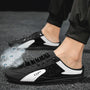 Herren Sneaker für Alltag und Sport - Bequeme Freizeitschuhe-39-Schwarz-Luzern Mode