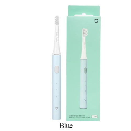 Elektrische Zahnbürste | Sonisch aufladbar USB wasserdicht langlebig-Blau-Luzern Mode
