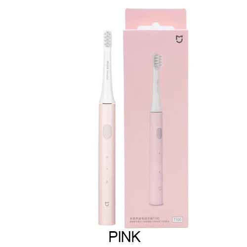 Elektrische Zahnbürste | Sonisch aufladbar USB wasserdicht langlebig-Rosa-Luzern Mode