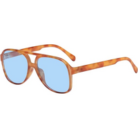 Herren Sonnenbrille UV400 Schutz, Langlebiges Design-Orange-Leopard-Luzern Mode