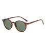 Runde Unisex Sonnenbrille Set - Stilvolle Retro-Optik-Dunkelbraun/Grau-Luzern Mode