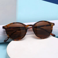 Runde Unisex Sonnenbrille Set - Stilvolle Retro-Optik-Luzern Mode