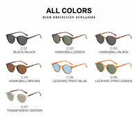 Runde Unisex Sonnenbrille Set - Stilvolle Retro-Optik-Luzern Mode