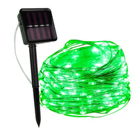 LED Lichterkette für Außen | Solarenergie | Nachhaltig | Wasserdicht-Grün-5m-Luzern Mode