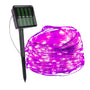 LED Lichterkette für Außen | Solarenergie | Nachhaltig | Wasserdicht-Rosa-5m-Luzern Mode