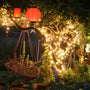 LED Lichterkette für Außen | Solarenergie | Nachhaltig | Wasserdicht-Warm-5m-Luzern Mode