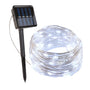 LED Lichterkette für Außen | Solarenergie | Nachhaltig | Wasserdicht-Weiß-5m-Luzern Mode