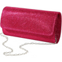 Luxuriöse Damen Clutch mit Handy- und Kosmetikfach-Rosa-Luzern Mode