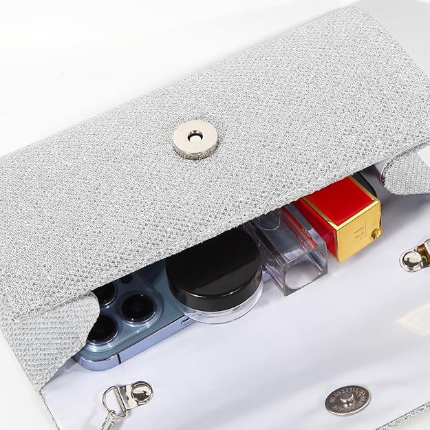 Luxuriöse Damen Clutch mit Handy- und Kosmetikfach-Luzern Mode