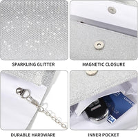 Luxuriöse Damen Clutch mit Handy- und Kosmetikfach-Luzern Mode