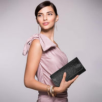 Luxuriöse Damen Clutch mit Handy- und Kosmetikfach-Luzern Mode