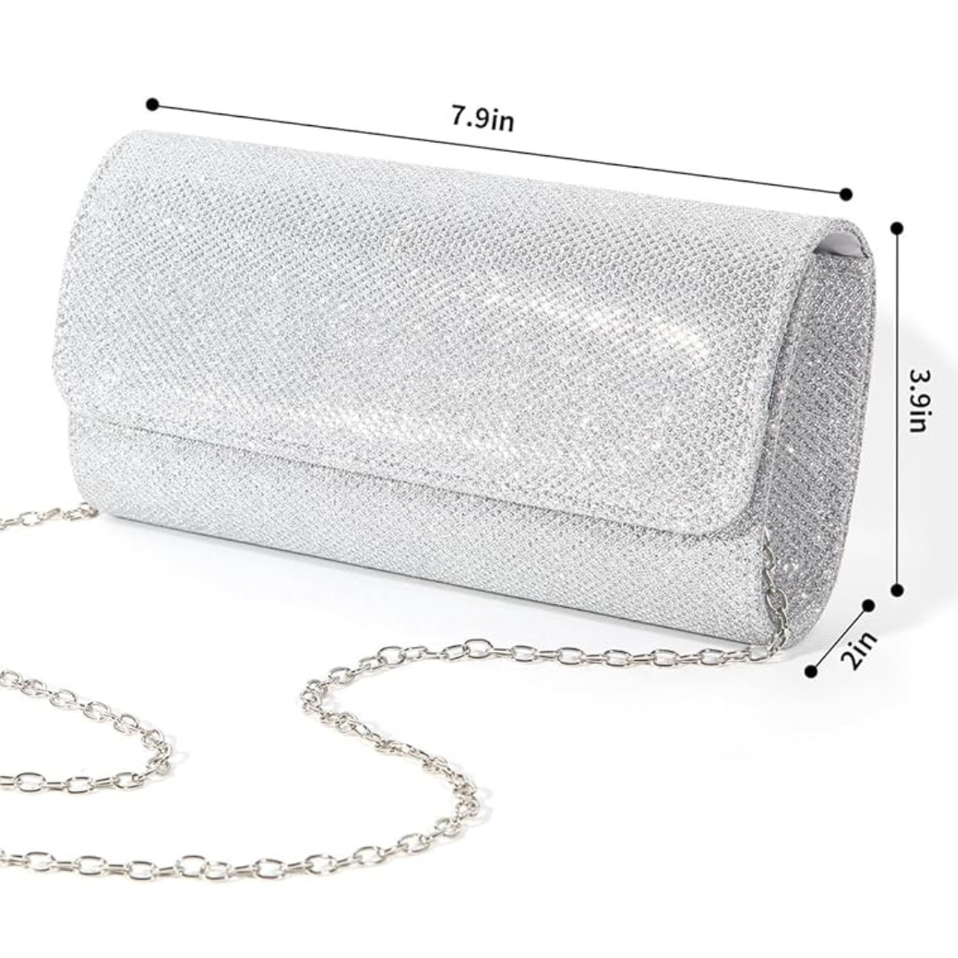 Luxuriöse Damen Clutch mit Handy- und Kosmetikfach-Luzern Mode