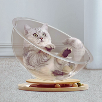 Katzenbett | Kugel Gemütlich Spielstation Vielseitig Interaktiv Langlebig-Luzern Mode