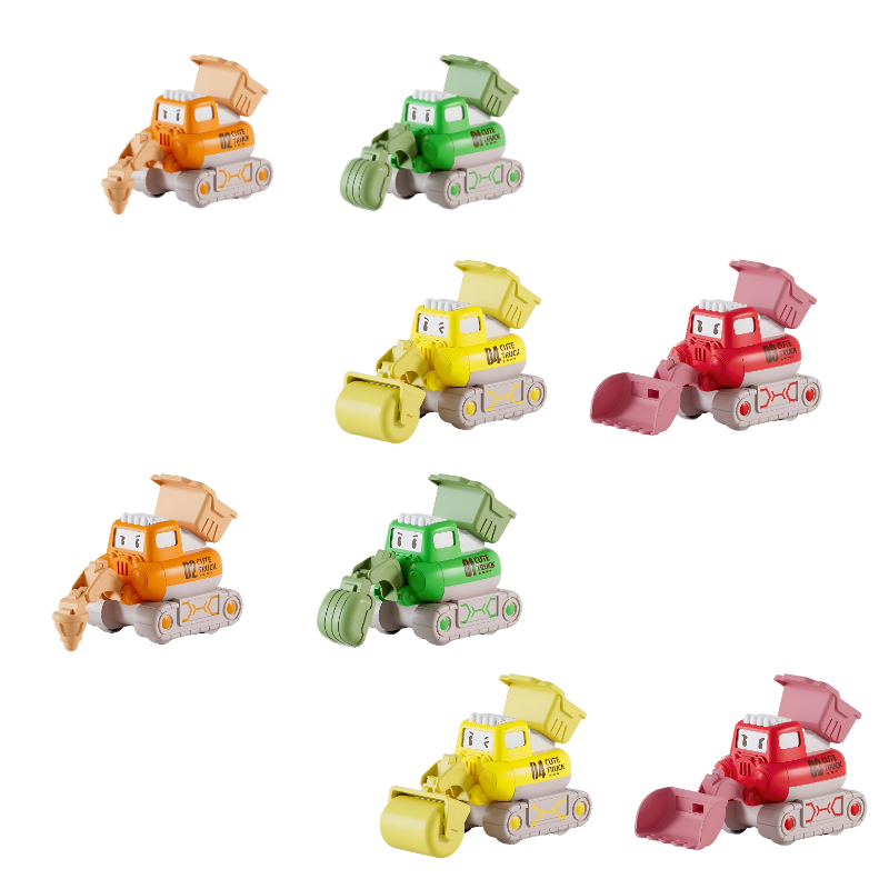 Spielzeug-Baufahrzeuge | Set, Vielseitig, Langlebig, Lehrreich, Sicher-8er-Pack-Luzern Mode