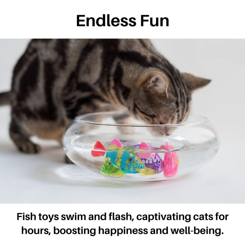 Katzenspielzeug | Interaktiv | Lebensechte Fische | Bewegend-Luzern Mode
