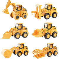 Spielzeug-Bagger-Set | Robust Langlebig Kreativer Spaß Gelb-6-Pack-Luzern Mode
