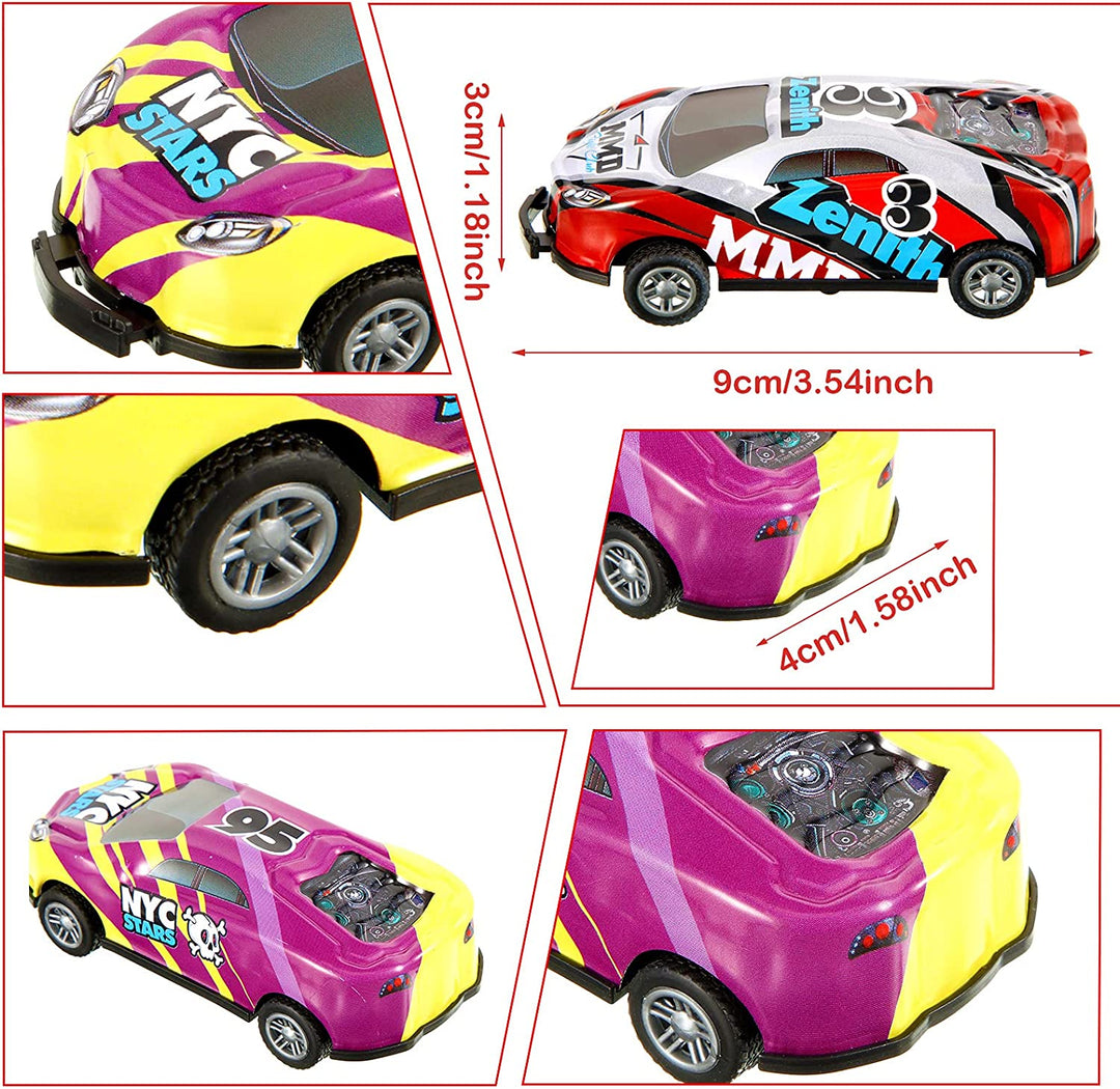 Spielzeug Stuntauto-Set | Langlebig Stabil Spaßig Farbenfroh Sicher-Luzern Mode