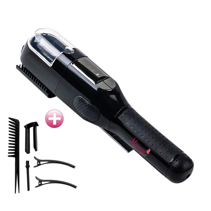 Gespleten Haarspitzen Trimmer | Schnell | Kabelgebunden | Sicher | Inkl. Klammern-Schwarz-Luzern Mode