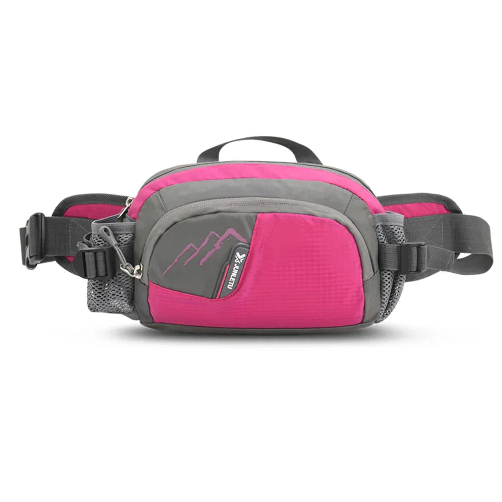 Hüfttasche mit mehreren Fächern für Outdoor-Aktivitäten-Rosa-Luzern Mode