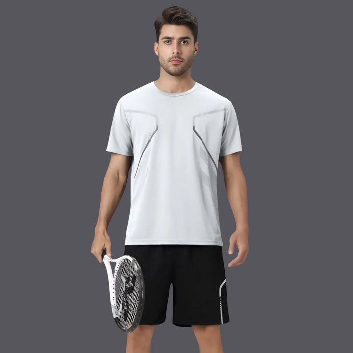 Sport Outfit Herren | Atmungsaktiv | Fitness | Tennis | Lauf | Sommer | Training-Luzern Mode