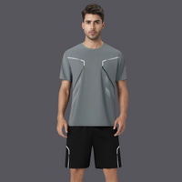 Sport Outfit Herren | Atmungsaktiv | Fitness | Tennis | Lauf | Sommer | Training-Luzern Mode