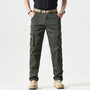 Herren Cargo Hose mit Taschen für Outdoor Aktivitäten-Olivgrün-30-Luzern Mode