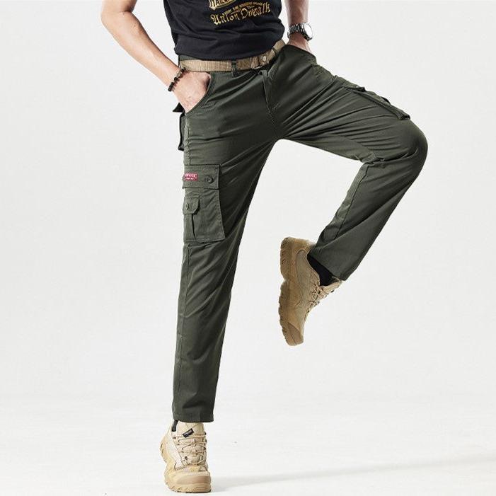 Herren Cargo Hose mit Taschen für Outdoor Aktivitäten-Luzern Mode