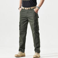 Herren Cargo Hose mit Taschen für Outdoor Aktivitäten-Luzern Mode