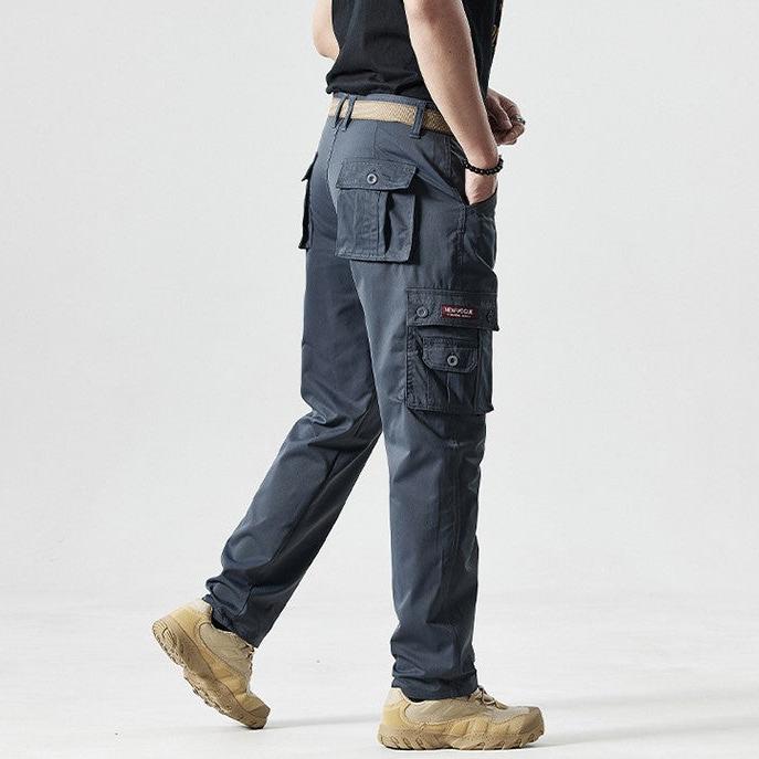 Herren Cargo Hose mit Taschen für Outdoor Aktivitäten-Luzern Mode
