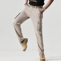 Herren Cargo Hose mit Taschen für Outdoor Aktivitäten-Luzern Mode