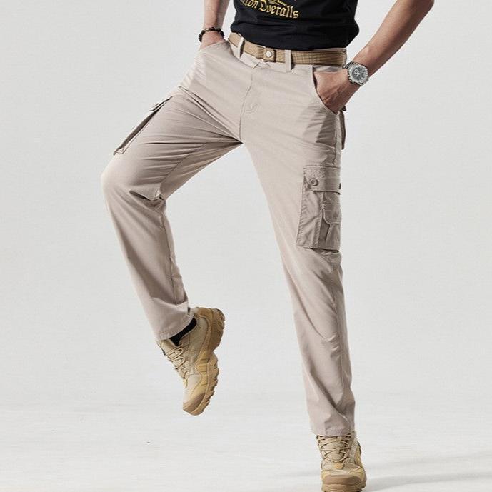 Herren Cargo Hose mit Taschen für Outdoor Aktivitäten-Luzern Mode