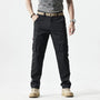 Herren Cargo Hose mit Taschen für Outdoor Aktivitäten-Schwarz-30-Luzern Mode