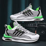 Herren Sneaker mit Luftpolstersohle und modernem Design-Grau-39-Luzern Mode