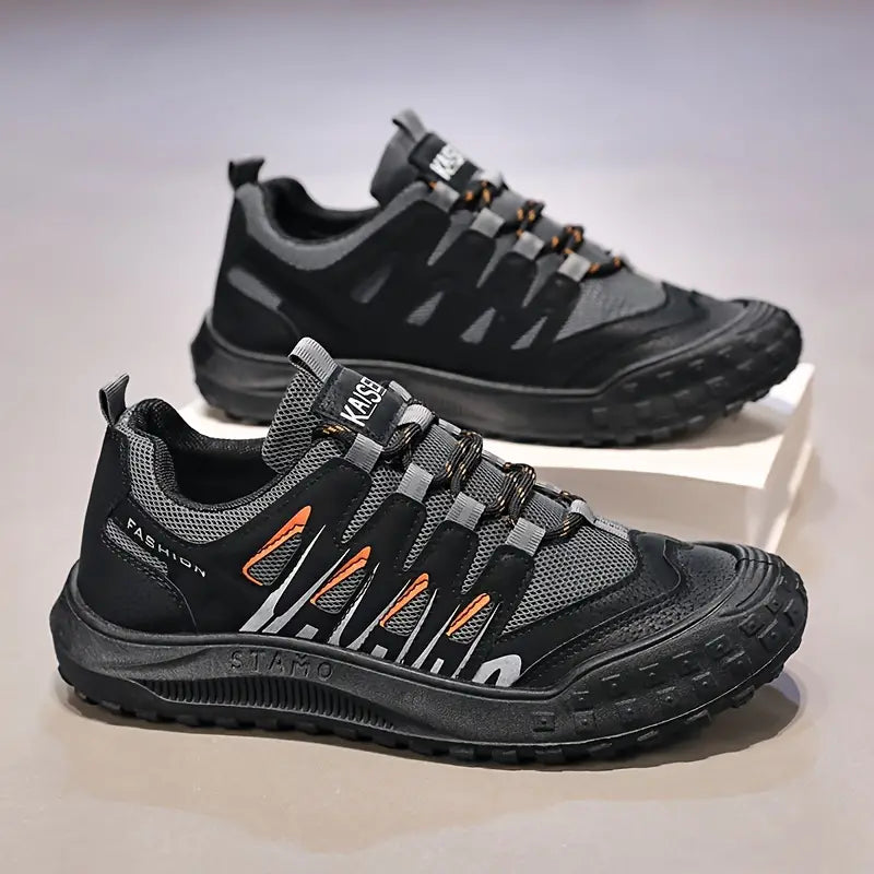 Herren Outdoor Sportschuhe rutschfest und atmungsaktiv-Schwarz-40-Luzern Mode