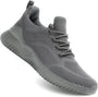 Herren Sneaker Sportschuhe Atmungsaktiv Rutschfest Laufen-Grau-39-Luzern Mode