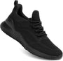 Herren Sneaker Sportschuhe Atmungsaktiv Rutschfest Laufen-Schwarz-39-Luzern Mode