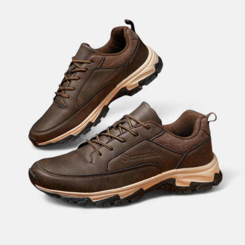 Herren Sneaker Leder - Bequeme Freizeitschuhe für Alltag-Luzern Mode