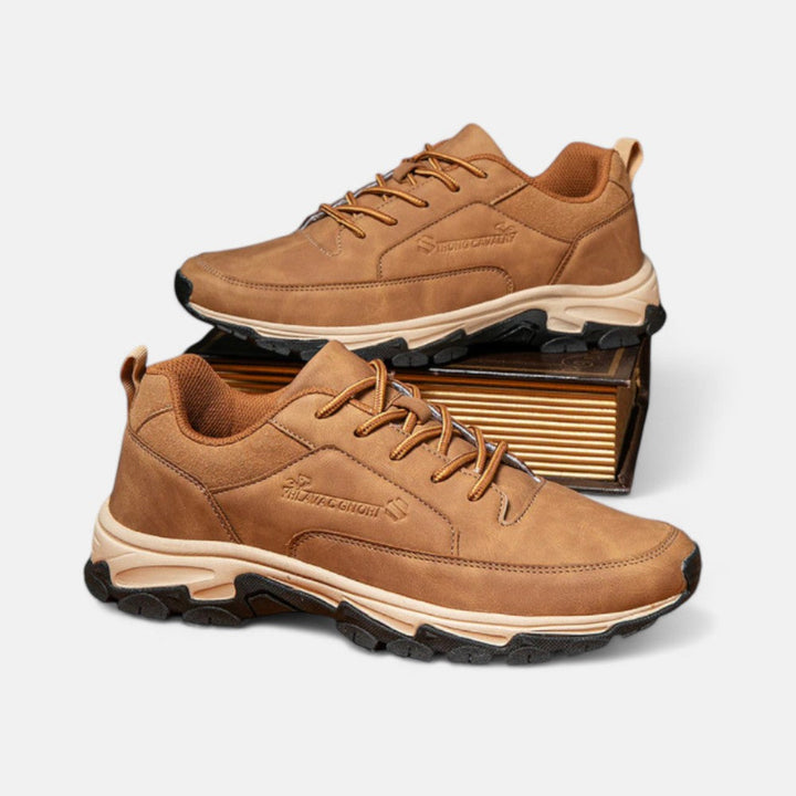 Herren Sneaker Leder - Bequeme Freizeitschuhe für Alltag-Luzern Mode
