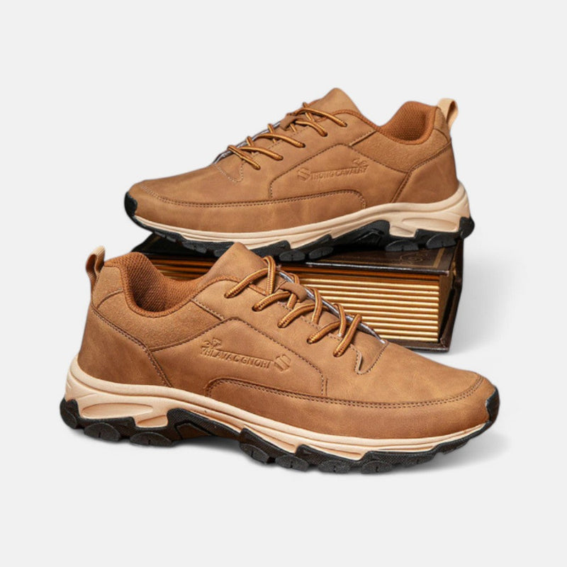 Herren Sneaker Leder - Bequeme Freizeitschuhe für Alltag-Luzern Mode