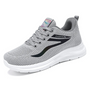 Herren Sneaker mit weicher Sohle und atmungsaktivem Mesh-36-Grau-Luzern Mode