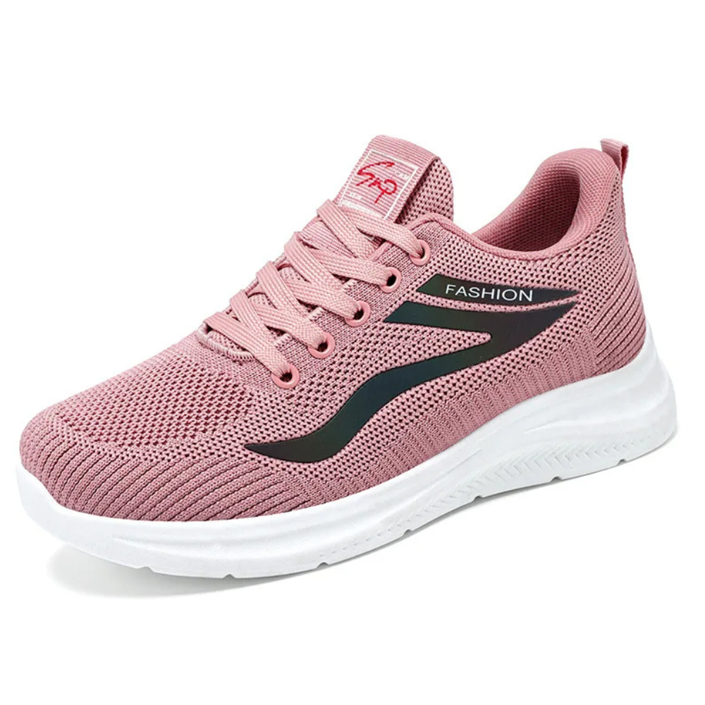 Herren Sneaker mit weicher Sohle und atmungsaktivem Mesh-36-Rosa-Luzern Mode