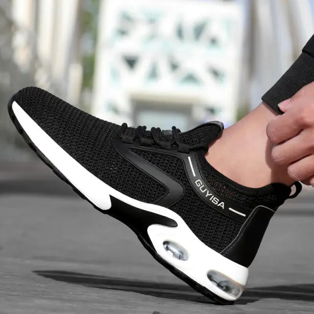 GUYISA Herren Laufschuhe mit Luftpolsterung und Mesh-Design-Luzern Mode