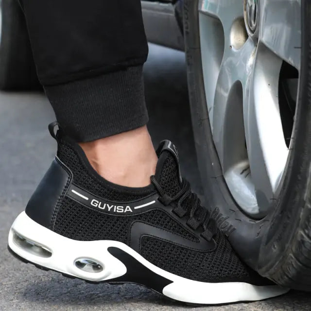 GUYISA Herren Laufschuhe mit Luftpolsterung und Mesh-Design-39-Luzern Mode
