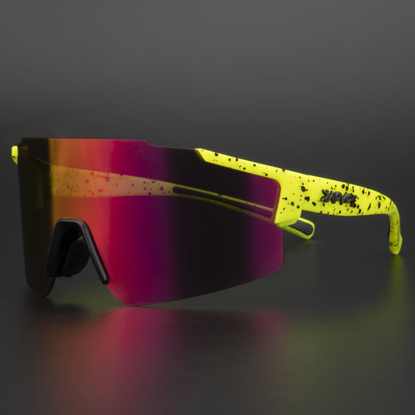 Sport Sonnenbrille | Spiegelnd | UV-Schutz | Unisex | Flexibel-09-Luzern Mode